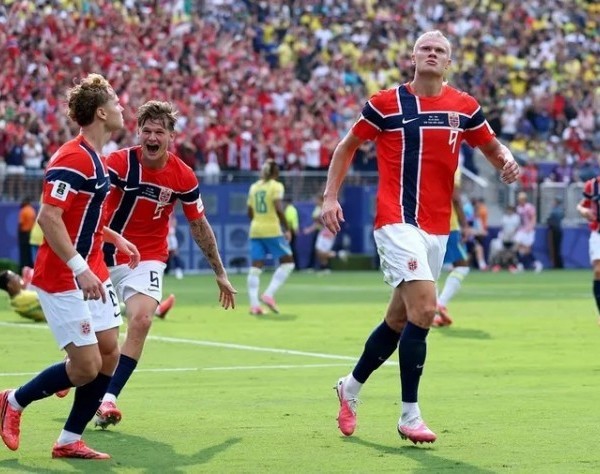 Con un doblete de Haaland, Noruega eliminó a Brasil del Mundial 2026